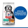 Hill's Canine Adult - Science Plan - Perfect Weight Mobility - Medium - Chicken - productinformatie detail 1