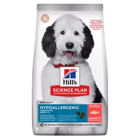 Hill's Canine Adult - Science Plan - Hypoallergenic - Salmon - voorkant verpakking