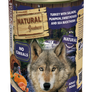 Natural Greatness - Dog - Wet - Complete - Turkey, Salmon, Sweet Potato And Sea Buck. - 12 X 400 Gr