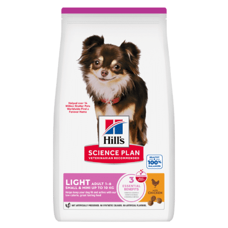 Hill's Canine Adult Light - Sp - Small & Mini - Chicken - 1,5 Kg