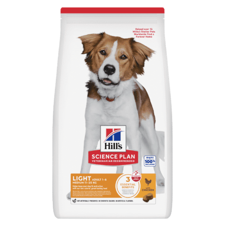 Hill’s Canine Adult Light – Sp – Medium – Chicken – 12 Kg