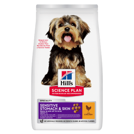 Hill's Canine Adult - Sp - Sensitive Stomach & Skin - Small & Mini - Chicken - 1,5 Kg
