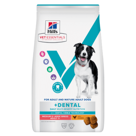Hill’s Canine Adult – Ve Mb Dental – Medium & Large Breed – Chicken – 10 Kg