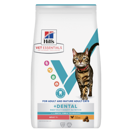 Hill's Feline Adult - Ve Mb Dental - Chicken - 6 X 250 Gr