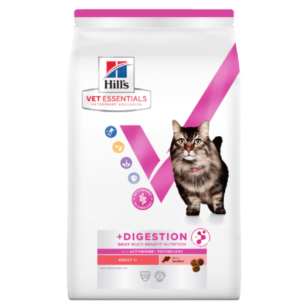 Hill's Feline Adult - Ve Mb Digestion - Salmon - 1,5 Kg