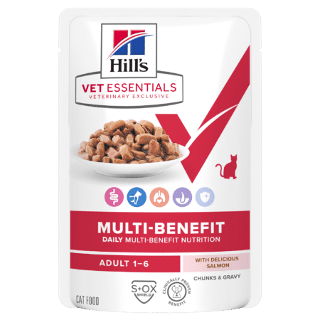 Hill's Feline Adult - Ve Mb - Salmon Pouch - 12 X 85 Gr