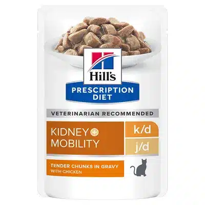 Hill's Kd Feline - Kidney Mobility - Chicken Pouch - 12 X 85 Gr