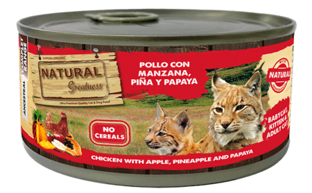 Natural Greatness - Cat - Wet - Complete - Chicken With Apple And Pineapple And Papaya 185 Gr